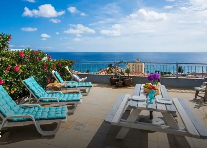 Triplex Terrasse Vue Exclusive Sur L Ocean ,wifi Lägenhet Santa Cruz (Madeira)
